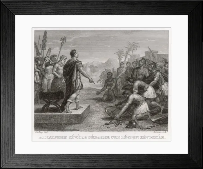Framed Print : Severus Alexander & Men Framed Print : Severus Alexander & Men
