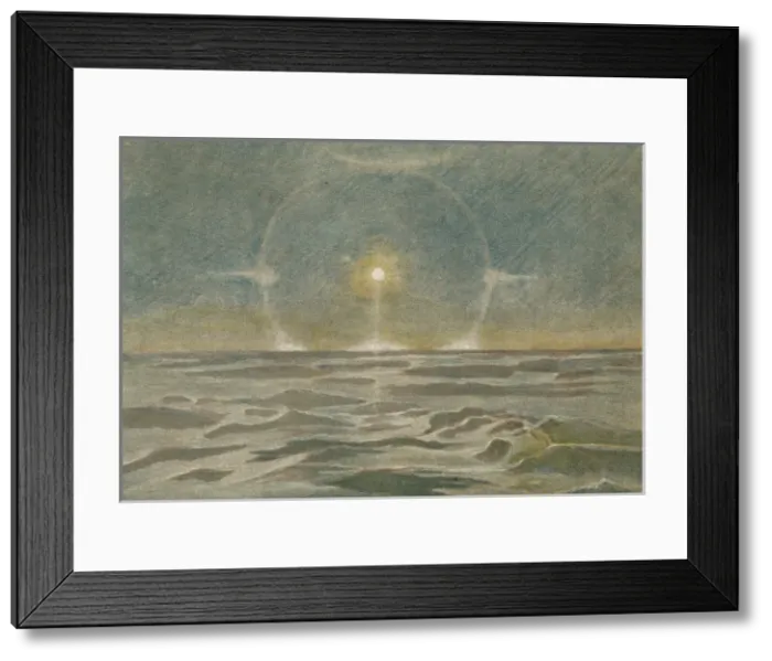 Framed Print : Lunar Phenomenon 1893 2 Framed Print : Lunar Phenomenon 1893 2