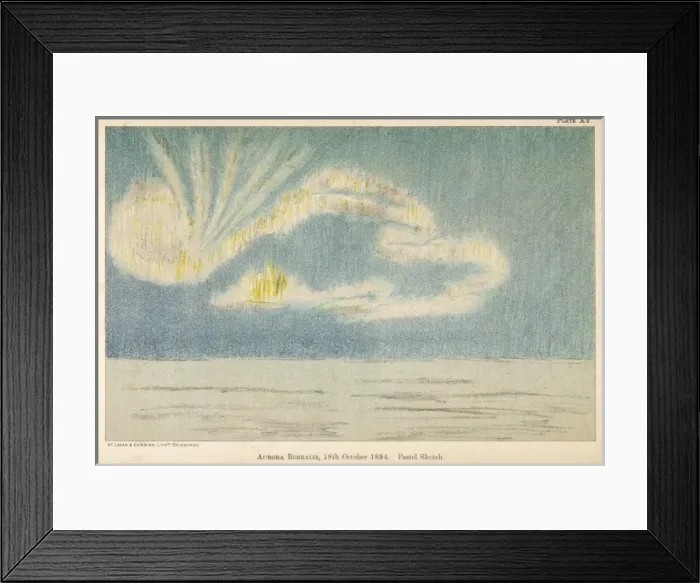 Framed Print : Nansen Aurora - 2 Framed Print : Nansen Aurora - 2
