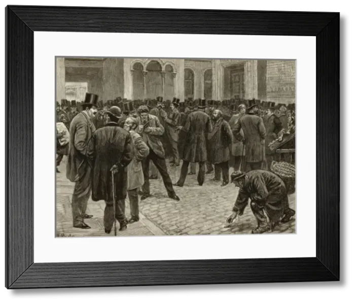 Framed Print : Stock Exchange American Framed Print : Stock Exchange American
