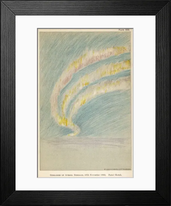 Framed Print : Aurora Borealis 1893 Framed Print : Aurora Borealis 1893