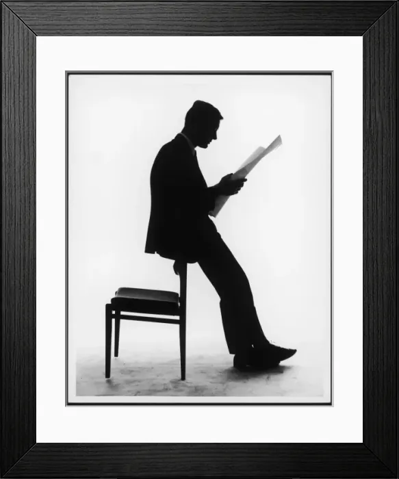 Framed Print : Businessman Silhouette Framed Print : Businessman Silhouette