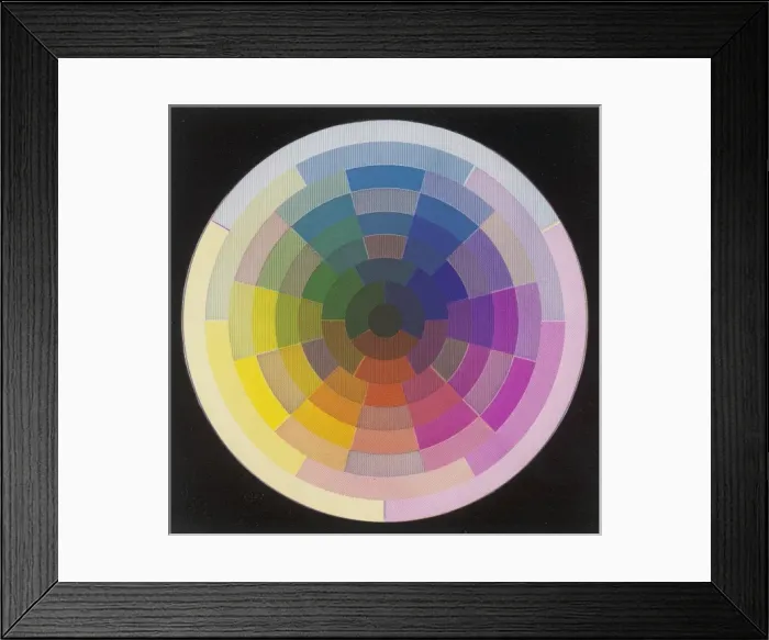 Framed Print : Three-Colour Chart Framed Print : Three-Colour Chart