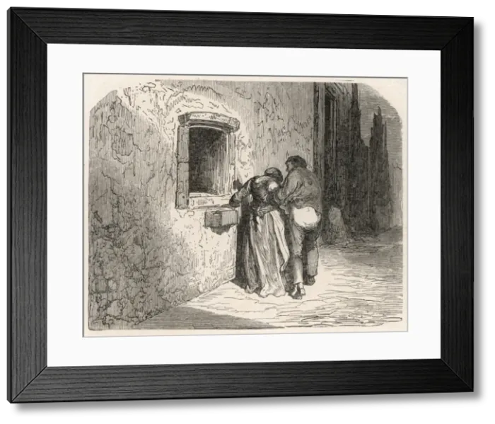 Framed Print : Abandoning Child, Paris Framed Print : Abandoning Child, Paris