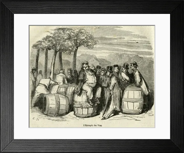 Framed Print : Entrepot Des Vins Paris Framed Print : Entrepot Des Vins Paris