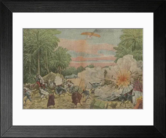 Framed Print : Italians Bomb Tripoli Framed Print : Italians Bomb Tripoli