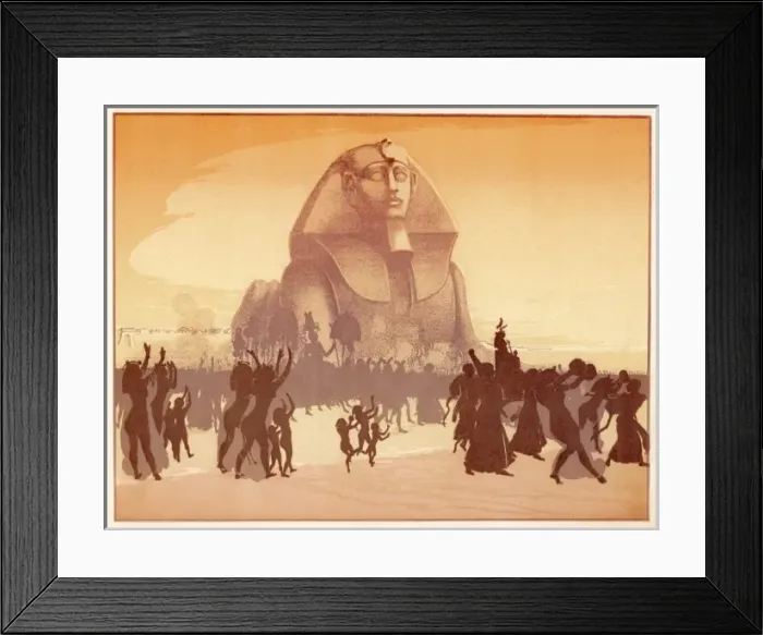 Framed Print : Sphinx - Sesostris Era Framed Print : Sphinx - Sesostris Era
