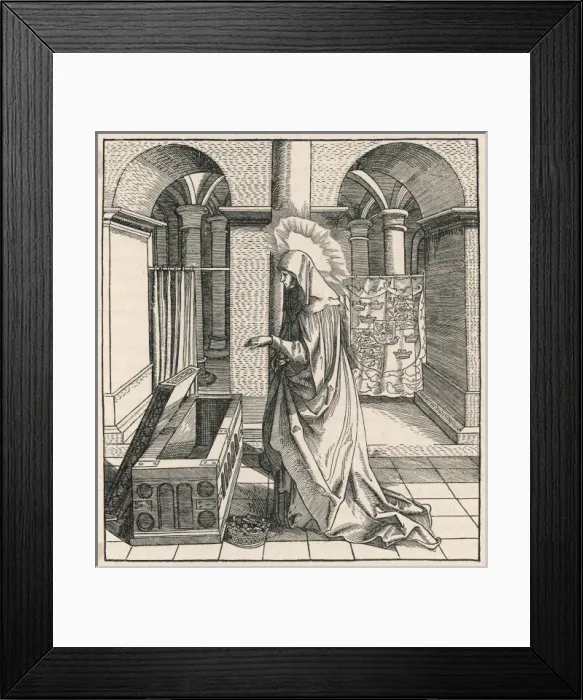 Framed Print : Etheldreda / Praying Framed Print : Etheldreda / Praying