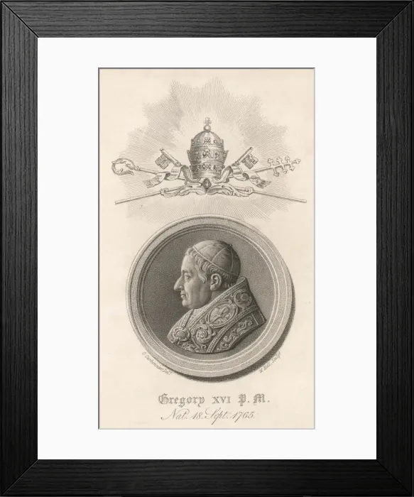 Framed Print : Pope Gregorius XVI Framed Print : Pope Gregorius XVI