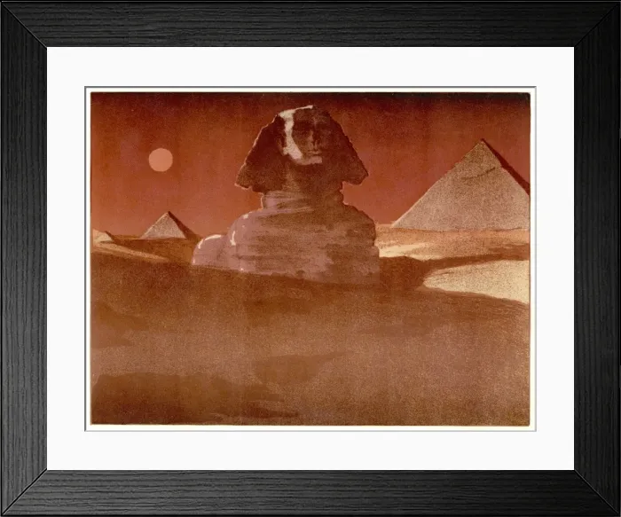 Framed Print : Sphinx at Sunset Framed Print : Sphinx at Sunset