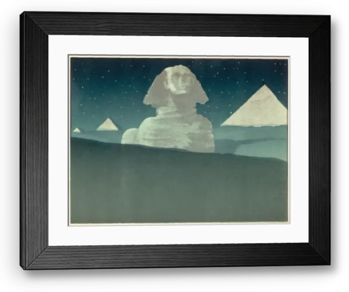 Framed Print : Sphinx at Night Framed Print : Sphinx at Night