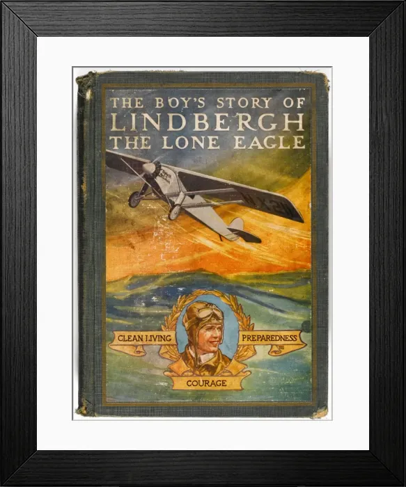 Framed Print : Lindbergh Book Cover Framed Print : Lindbergh Book Cover
