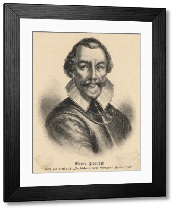 Framed Print : Sir M Frobisher / Collinso Framed Print : Sir M Frobisher / Collinso