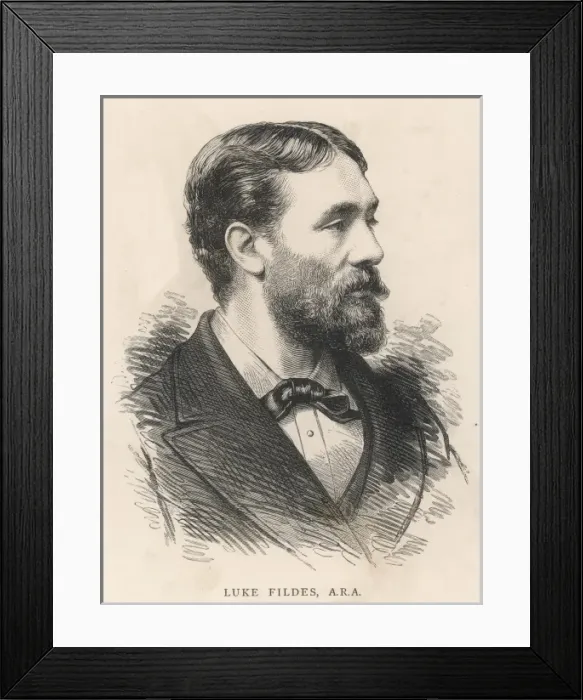 Framed Print : Luke Fildes / Profile Eng Framed Print : Luke Fildes / Profile Eng