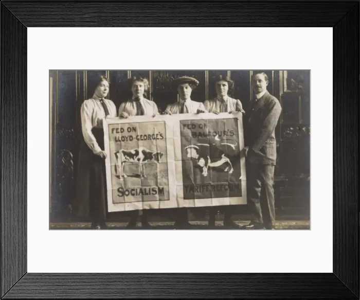 Framed Print : Tory Supporters & Poster Framed Print : Tory Supporters & Poster