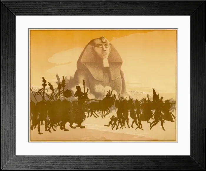 Framed Print : Sphinx - Newly Erected Framed Print : Sphinx - Newly Erected