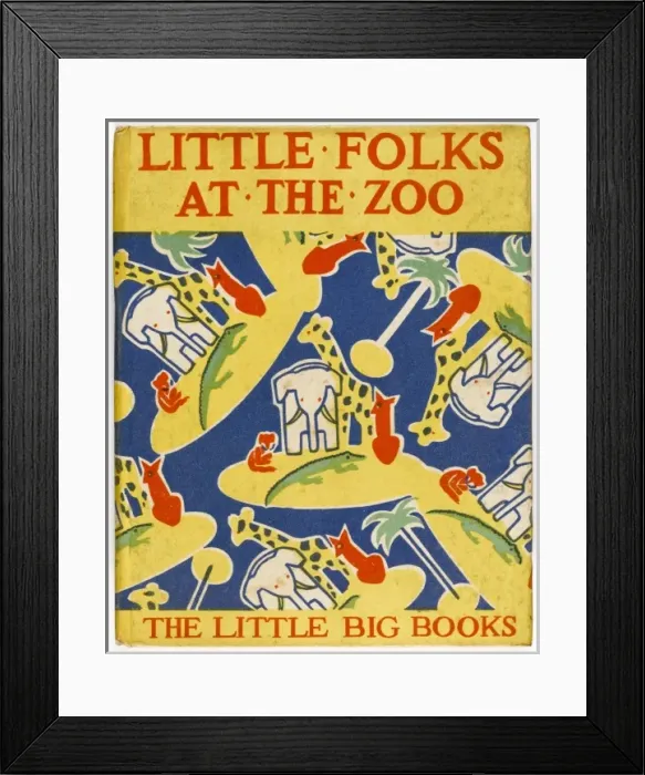 Framed Print : Little Folks at the Zoo Framed Print : Little Folks at the Zoo
