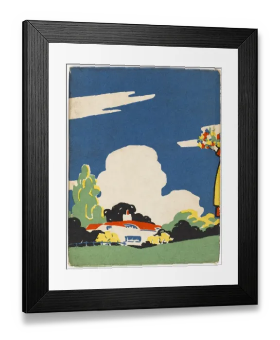 Framed Print : Back cover to That Provoking Puppy Framed Print : Back cover to That Provoking Puppy