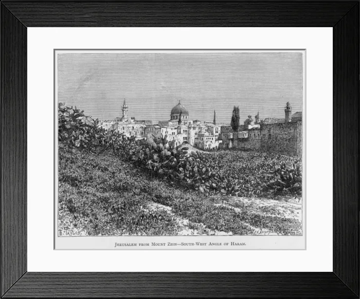 Framed Print : Israel Jerusalem Framed Print : Israel Jerusalem