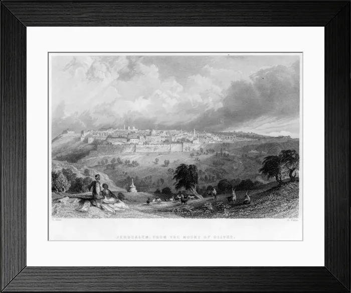 Framed Print : Israel Jerusalem Framed Print : Israel Jerusalem