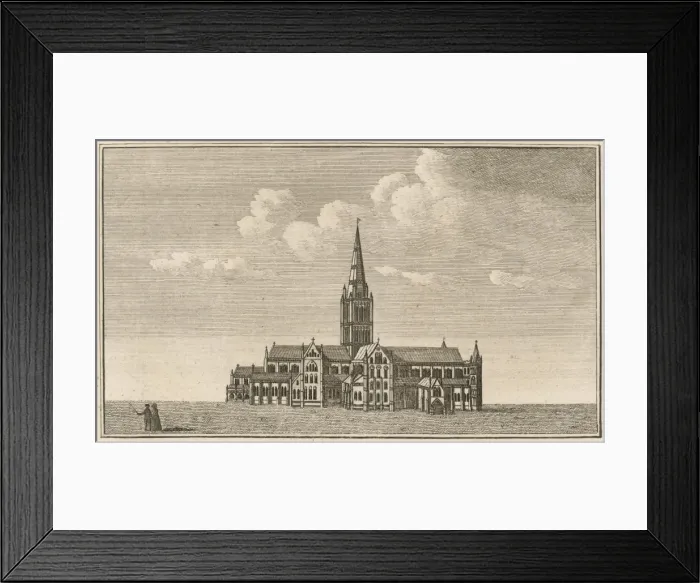 Framed Print : Salisbury in Wiltshire Framed Print : Salisbury in Wiltshire