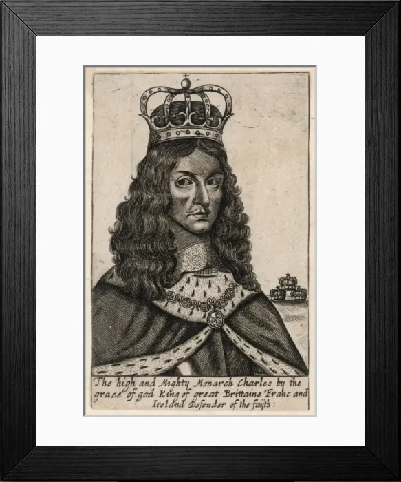 Framed Print : Charles Ii, British King Framed Print : Charles Ii, British King