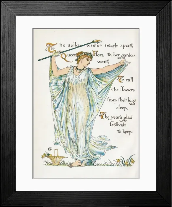 Framed Print : Myth / Flora Framed Print : Myth / Flora