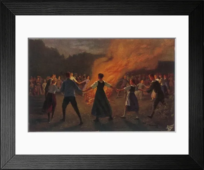 Framed Print : Customs / Germany / Solstice Framed Print : Customs / Germany / Solstice