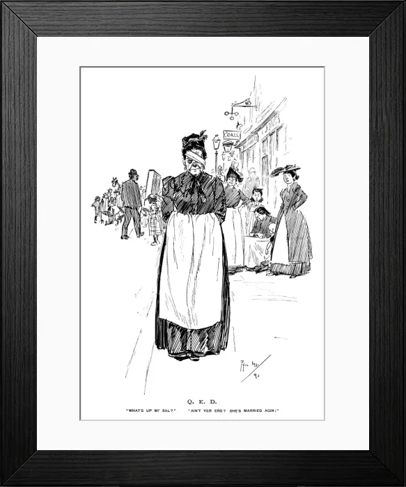 Framed Print : Husband / Wife / Black Eye Framed Print : Husband / Wife / Black Eye