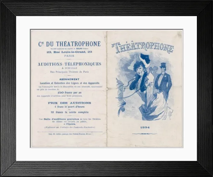 Framed Print : Theatrephone Framed Print : Theatrephone