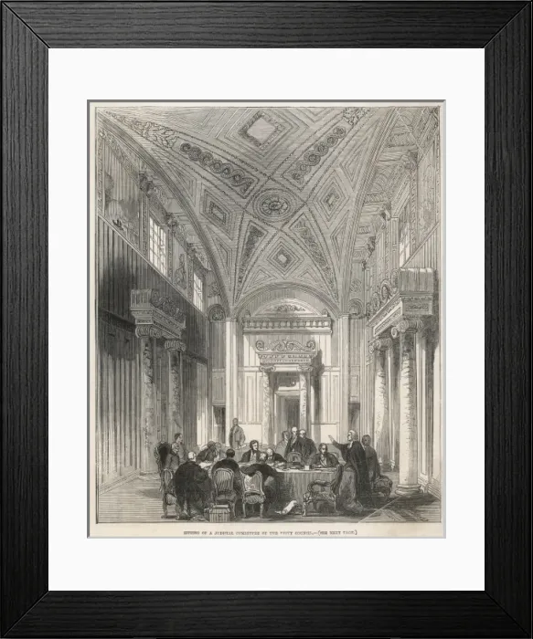 Framed Print : Privy Council Committee Framed Print : Privy Council Committee