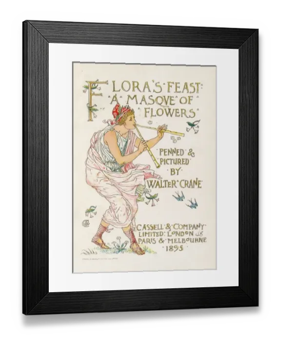 Framed Print : Crane, Floras Feast