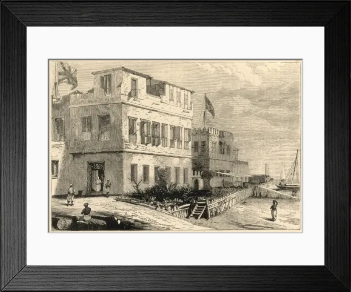 Framed Print : Zanzibar / Consulates Framed Print : Zanzibar / Consulates
