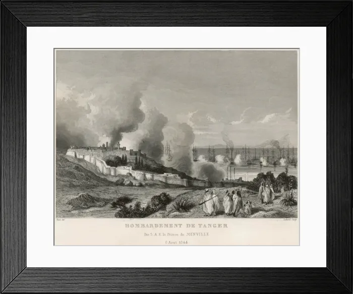 Framed Print : Tangier Bombarded Framed Print : Tangier Bombarded