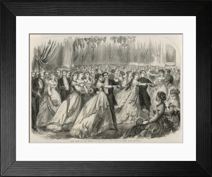 Framed Print : French Prefets Ball