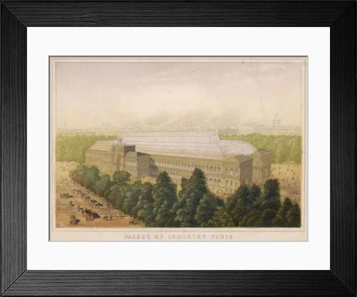 Framed Print : Paris / Palais Industrie Framed Print : Paris / Palais Industrie