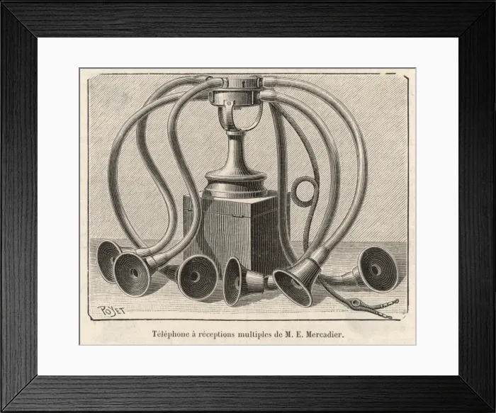 Framed Print : Mercadiers Multiphone Framed Print : Mercadiers Multiphone