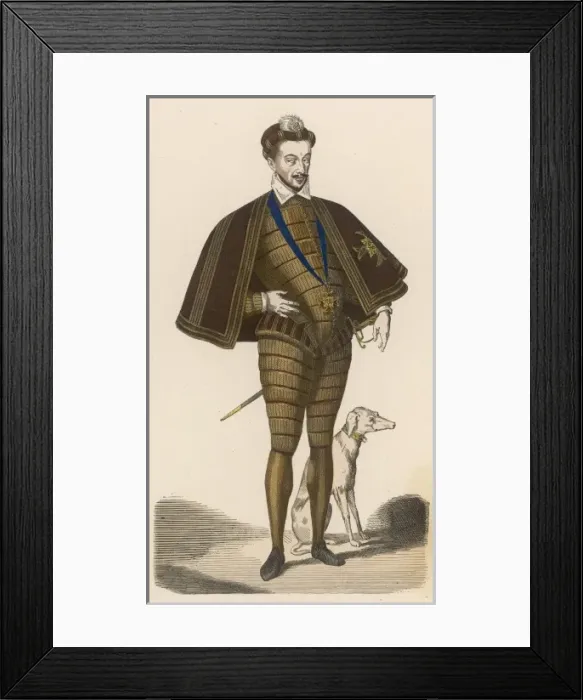 Framed Print : Henri Iii / Chevignard Framed Print : Henri Iii / Chevignard
