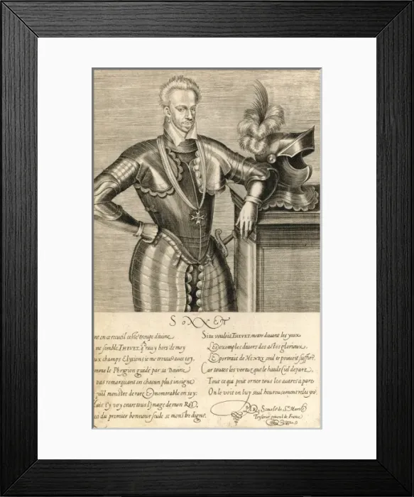 Framed Print : Henri III (Thevet) Framed Print : Henri III (Thevet)