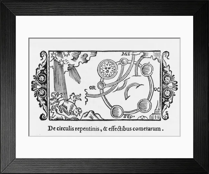 Framed Print : Sun / Winter Orbit, 1555 Framed Print : Sun / Winter Orbit, 1555