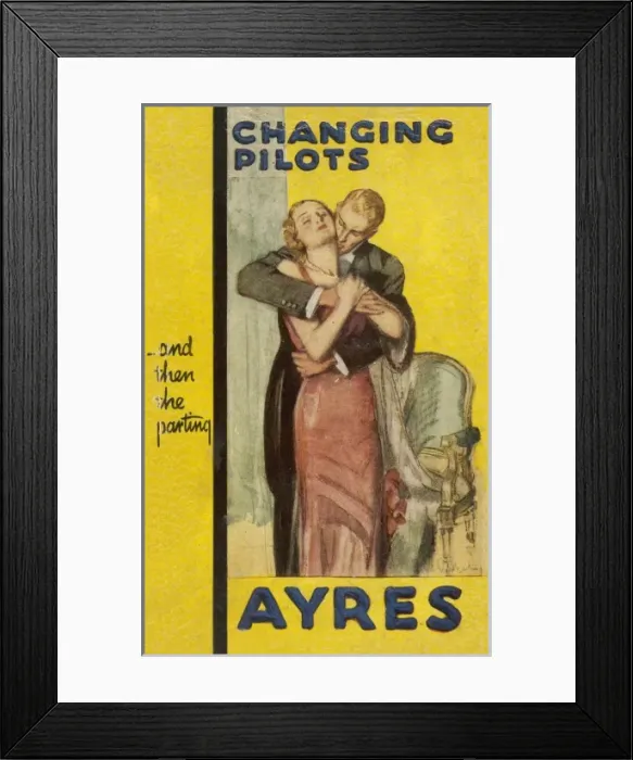 Framed Print : Changing Pilots / Fiction Framed Print : Changing Pilots / Fiction
