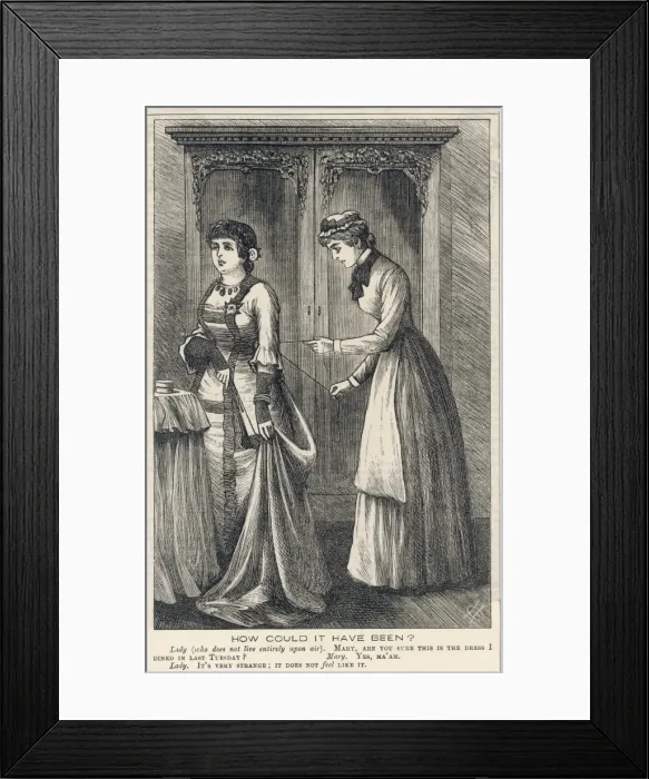 Framed Print : Lacing Up / 1880 / Judy Framed Print : Lacing Up / 1880 / Judy