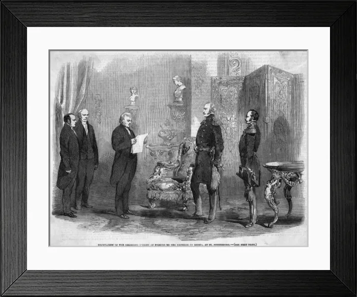 Framed Print : Quakers and Tsar Framed Print : Quakers and Tsar