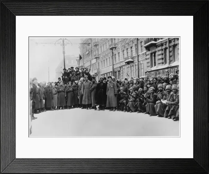 Framed Print : Soldiers Back Revolution Framed Print : Soldiers Back Revolution
