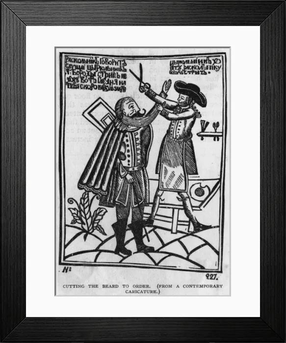 Framed Print : Peter as Hairdresser Framed Print : Peter as Hairdresser