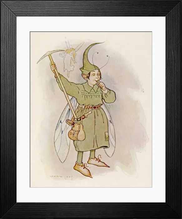 Framed Print : A working fairy Framed Print : A working fairy