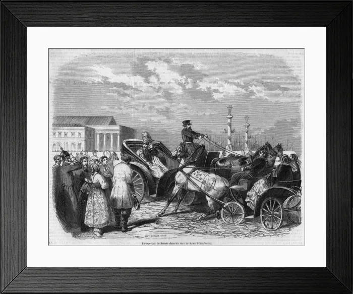 Framed Print : Alexander II Driving Framed Print : Alexander II Driving