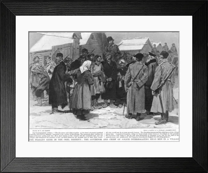 Framed Print : Peasant Insurgents Framed Print : Peasant Insurgents
