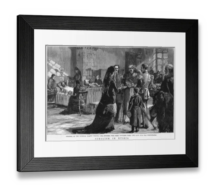 Framed Print : Wounded Guards Visited Framed Print : Wounded Guards Visited
