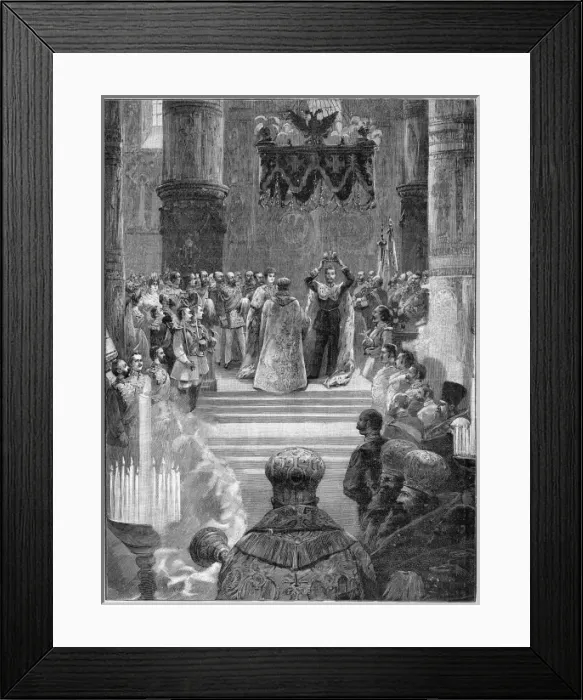 Framed Print : Nicolas II Crowned - 2 Framed Print : Nicolas II Crowned - 2